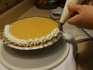 Decorating the Pumpkin Chiffon